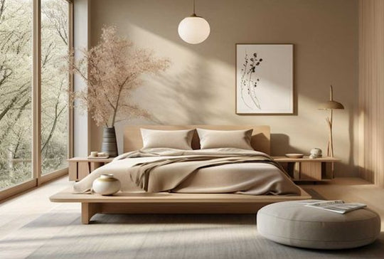 Japandi Bedroom for a Calm and Elegant Bedroom