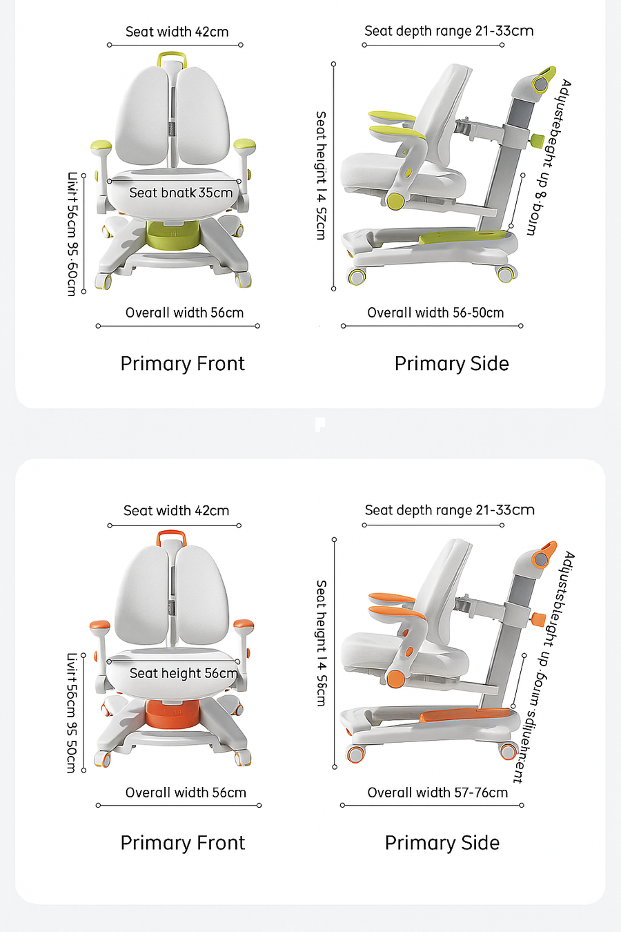 Sky Kids Ergonomic Chair