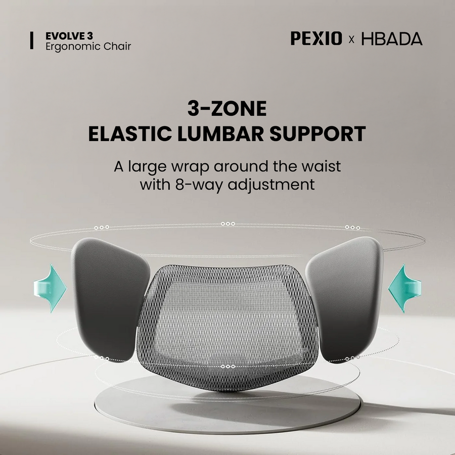 Pexio X HBADA Kursi Kantor Ergonomis Evolve 3