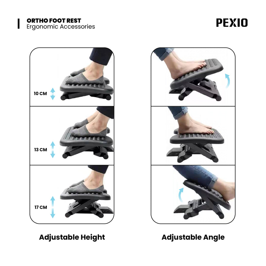 ORTHO FOOTREST Under Desk Ergonomic Footrest